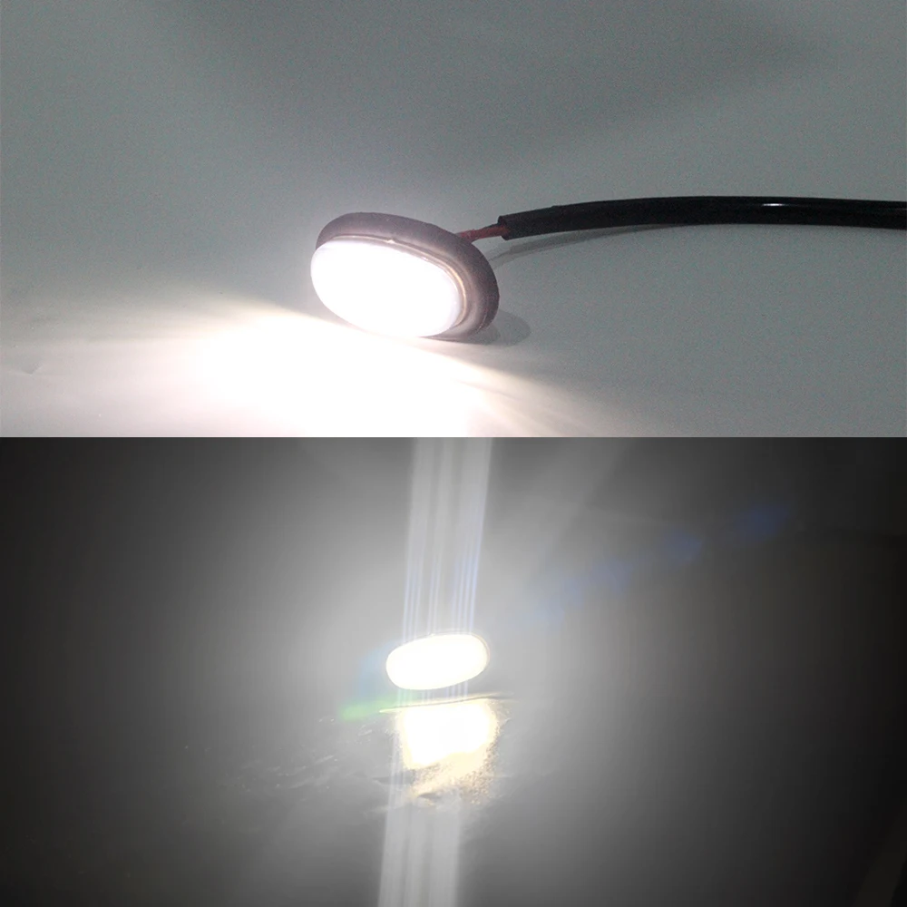 Дневсветильник ходовые огни дневные s дымчатые линзы 12 светодиодов