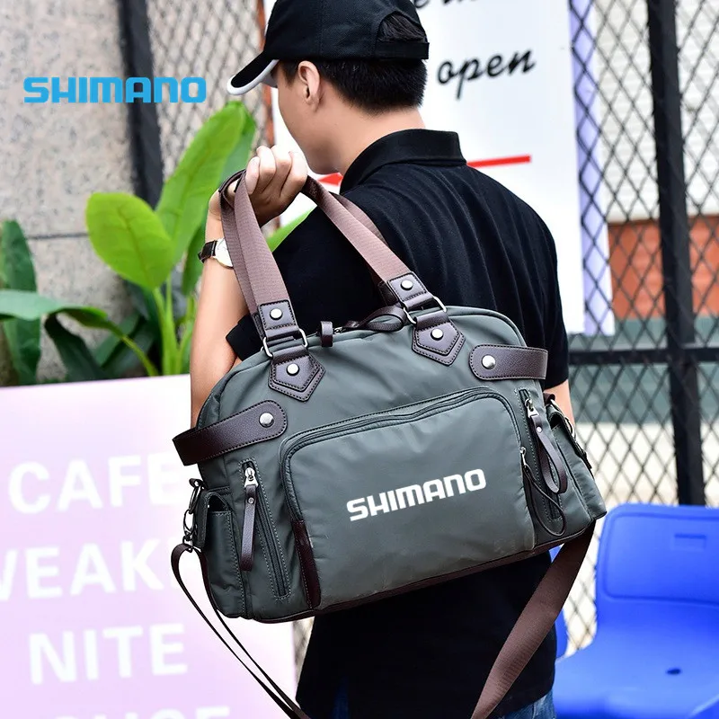 

Многофункциональная сумка для рыбалки Shimano, сумка для хранения снаряжения и приманок, для фитнеса, уличный рюкзак для рыбалки, дорожная сумк...