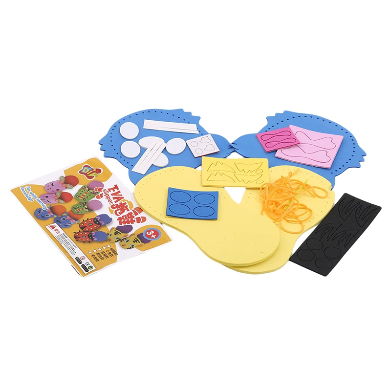 Детские Мультяшные цветные складные и швейные игрушки EVA детское художественное