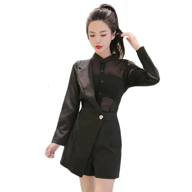 

Spring 2020 New High Waist Loose Straight Jumpsuit Casual Pants Wide Leg Jumpsuit