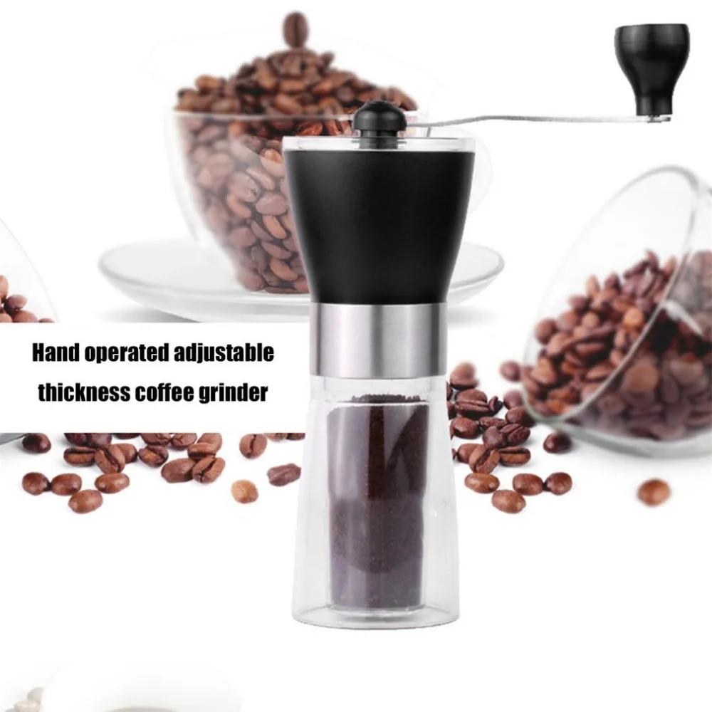 

350ml Hand Grinder Manual Coffee Grinder Plastic Coffee Machine Hand Coffee Bean Grinder Ceramic Grinding Core Washable Grinder