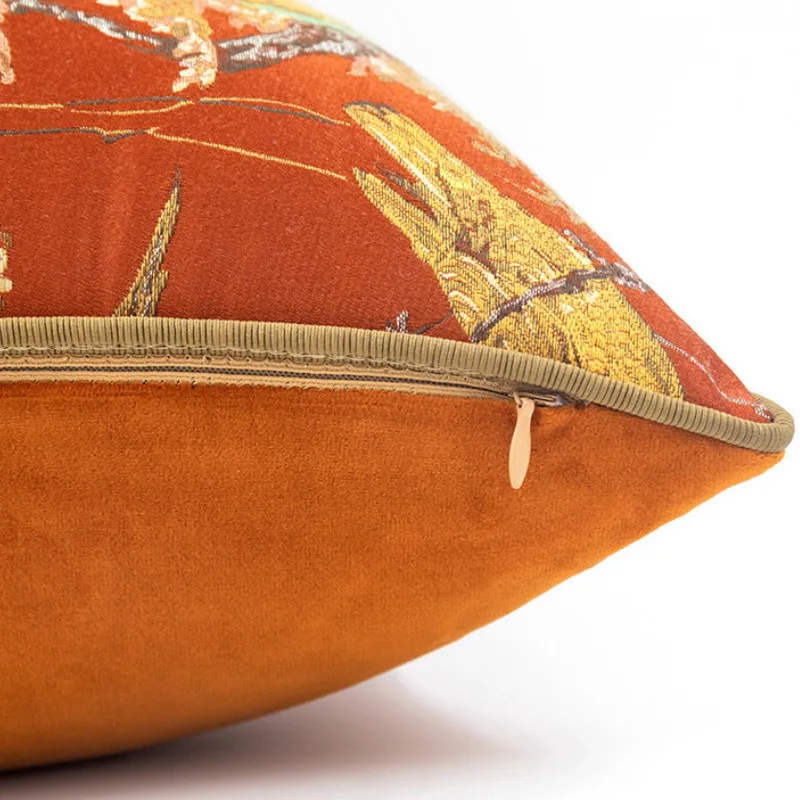 Наволочка DUNXDECO декоративная наволочка для подушки винтажная коллекция животных