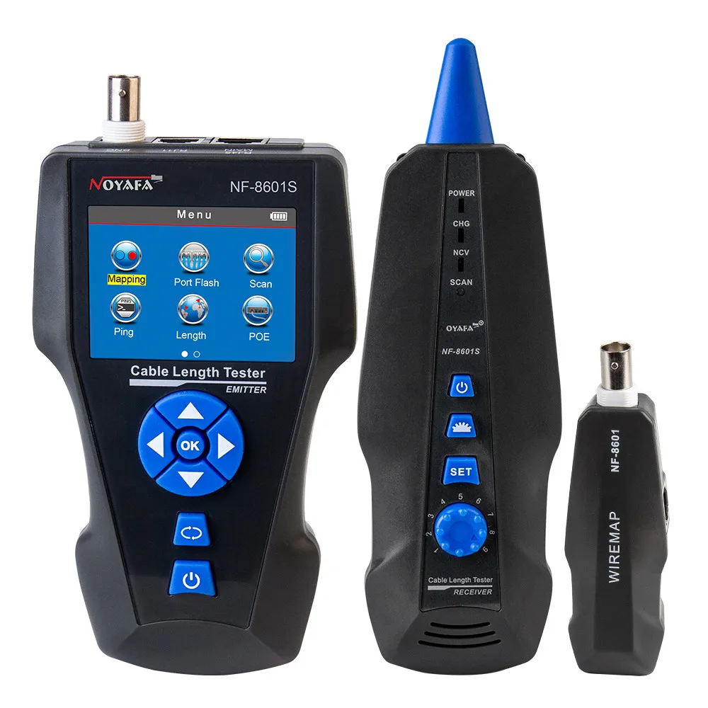 

NF-8601S TDR cable is accurate, the break point of the power cable can be measured, with PING/POE function