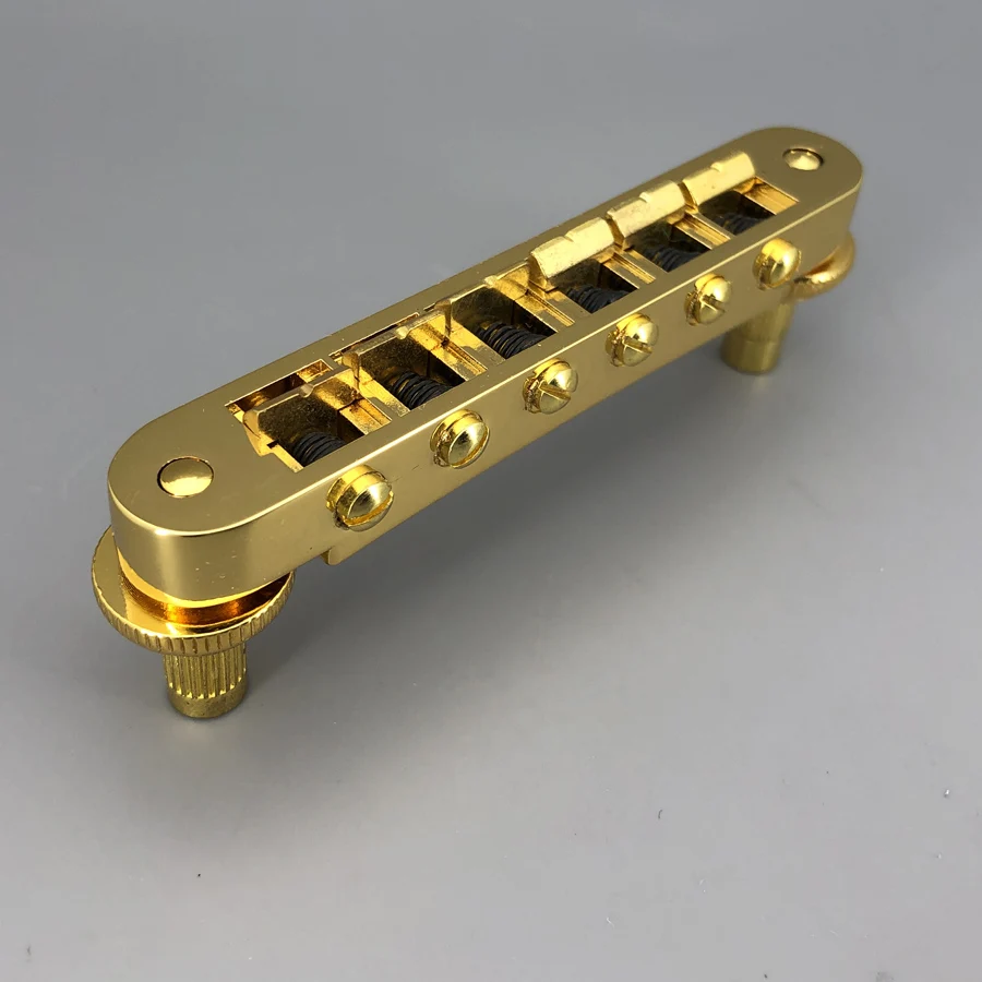 

Nashville type Gold Tune-O-Matic Guitar Bridge for Lespaul Guitar