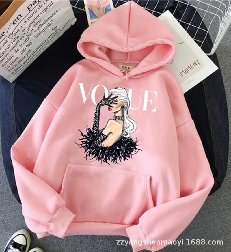 Fashion Streetwear Hoodie for Women Fashion Print Winter Sweatshirt Oversized Sweetshirt Harajuku Vintage Unisex Mens Hoodies