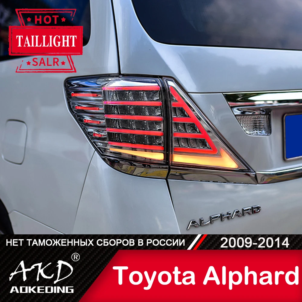 

Для автомобиля Toyota Alphard задний фонарь 2009-2014 светодиодные противотуманные фары s дневные ходовые огни DRL тюнинг автомобильные аксессуары Alphard...