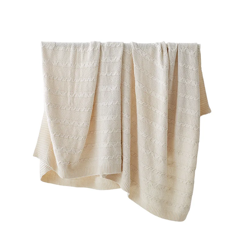 Новинка 3 цвета портативное покрывало в клетку супер мягкое вязаное одеяло для