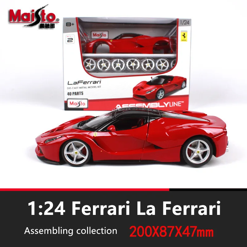 Набор игрушек Maisto 1:24 La Ferrari Сборная модель из сплава для самостоятельной сборки