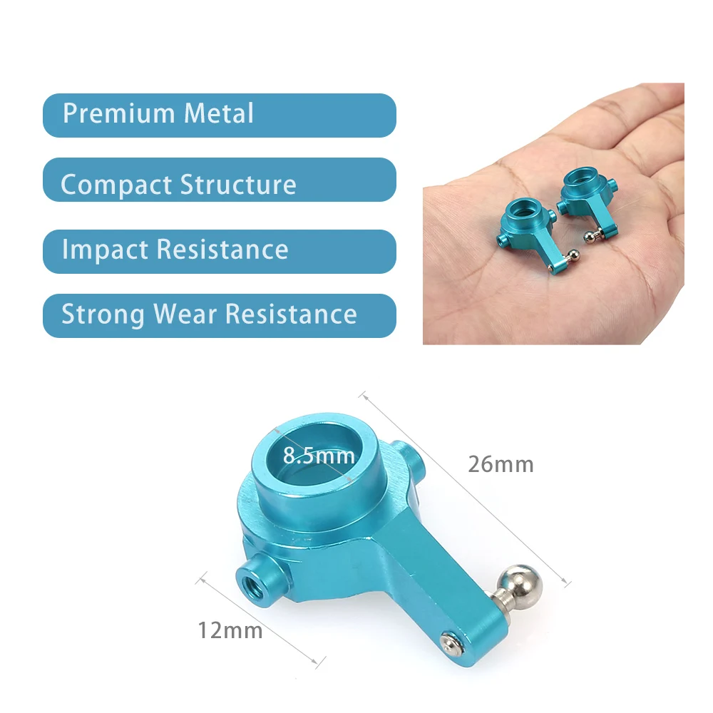 Новинка 2 шт. металлический рулевой станок для радиоуправляемого автомобиля