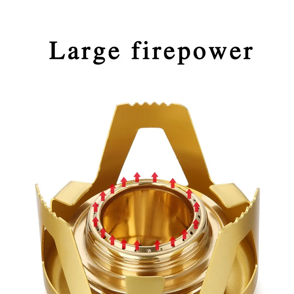 Сверхмощная латунная горелка для приготовления пищи с крышкой из алюминиевого