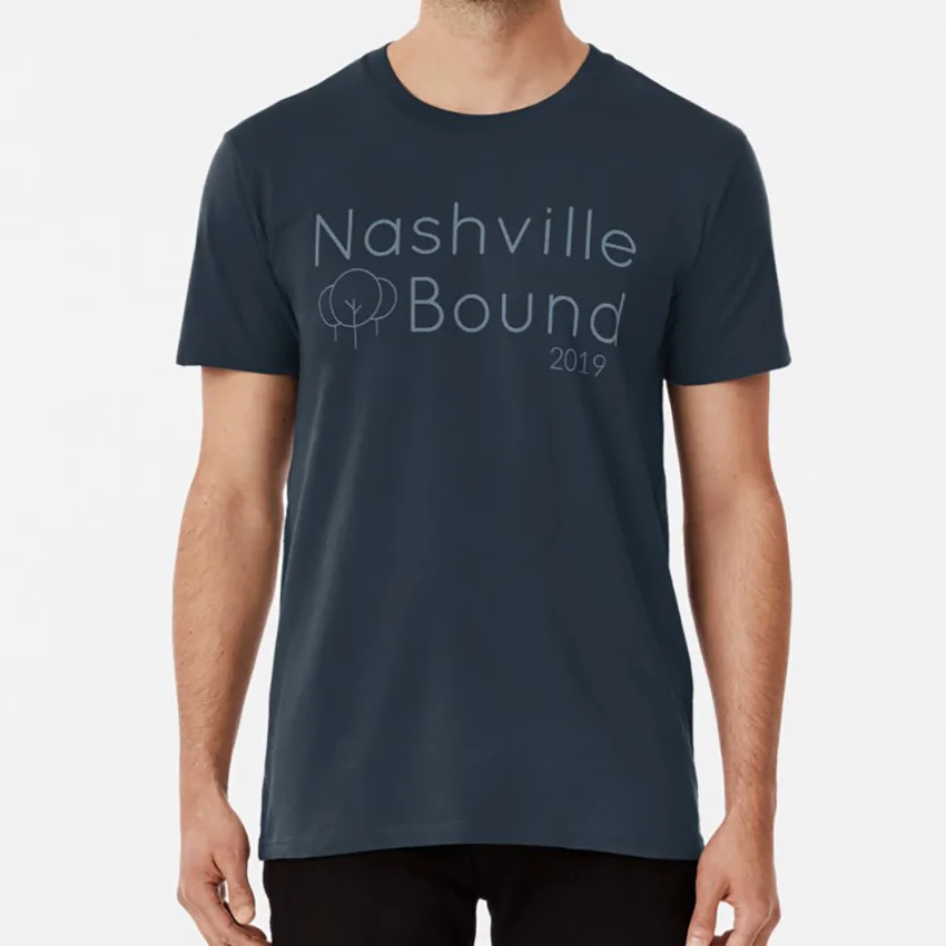 Nashville Bound 2020 футболка для девочек поездок отдыха забавная Минималистичная