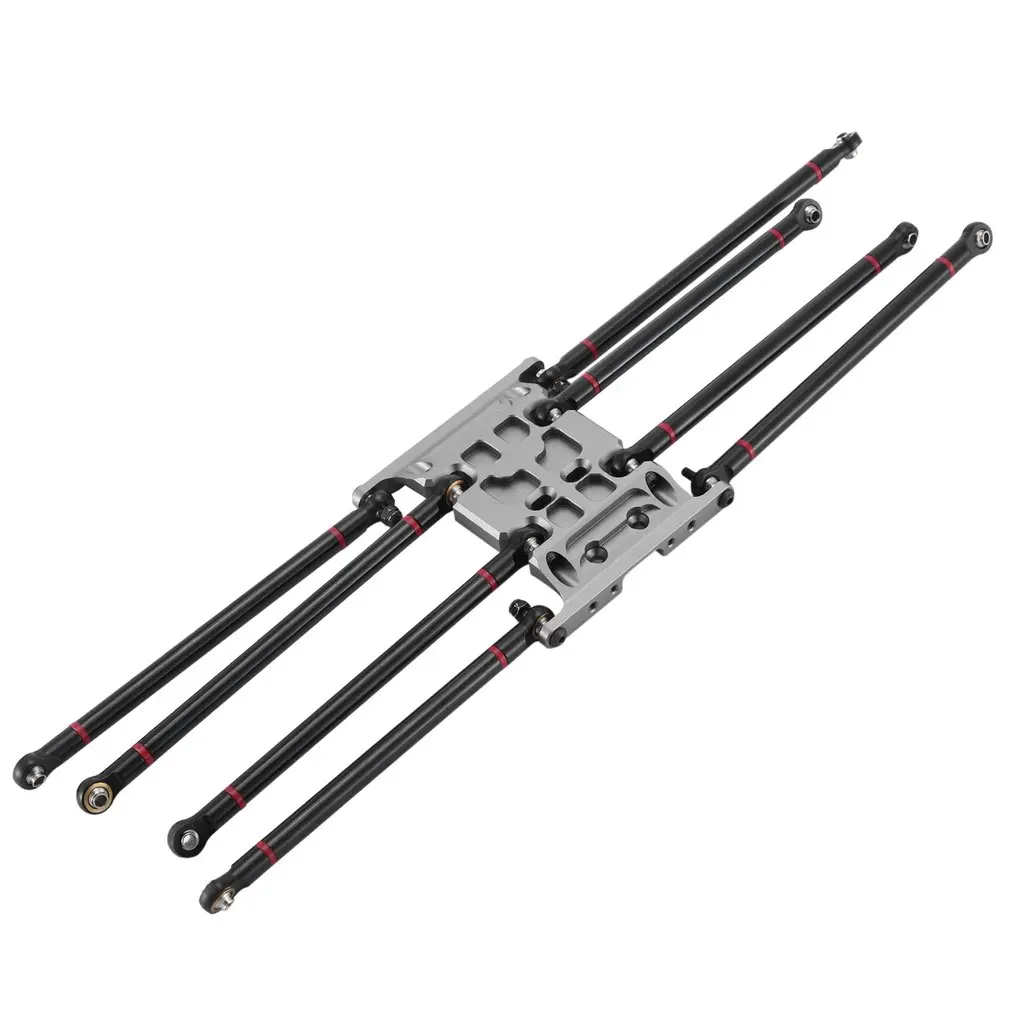 

8pcs/lot Aluminum Alloy Link Rod Unassembled Kit For Axial 1/10 RC Car Crawler SCX10 RC Car Parts Upgrade DIY Parts