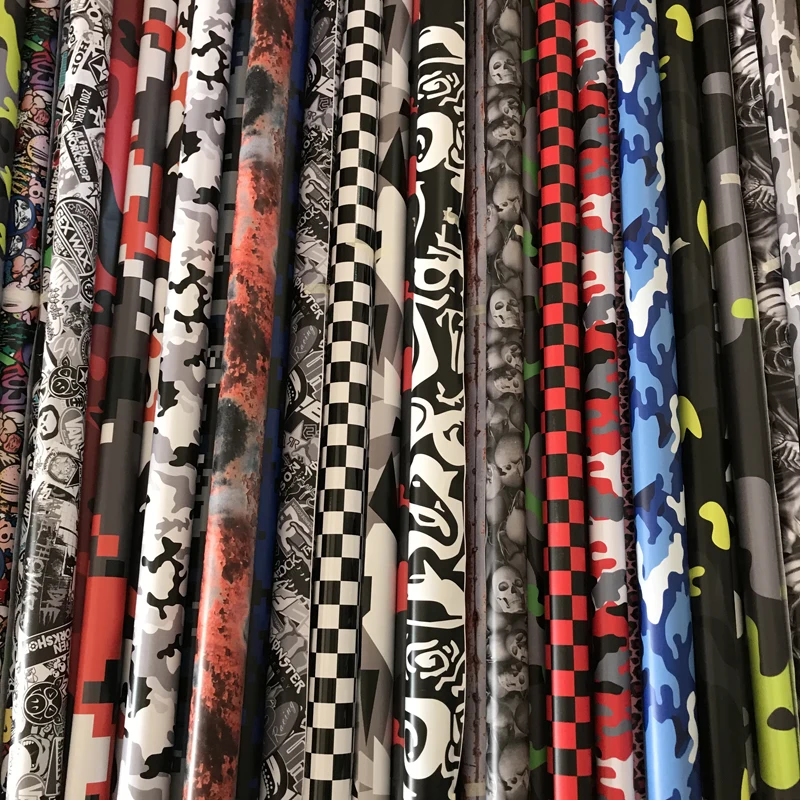 

10/20/30/40/50X152CM Camouflage Vinyl Car Wrap Foil Graffiti Sticker Bomb Car Motorbike Scooter Sticker Decal With Air Release