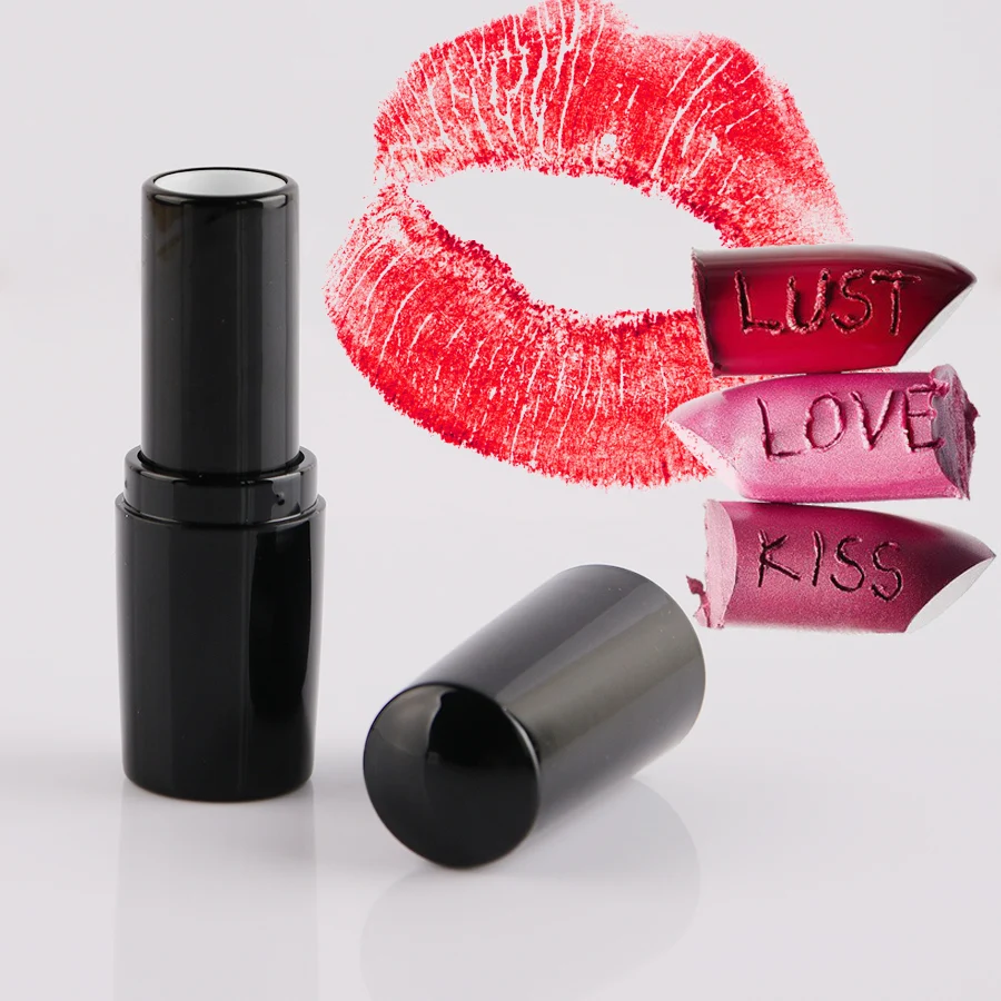 5/50 шт 4G черный круглый бальзам для губ пустые пластиковые губные палочки чехол