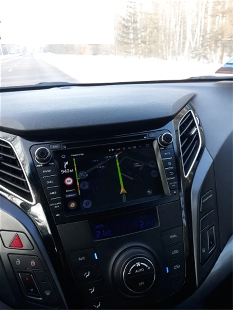 Радиоплеер на Android 2012 с GPS-навигацией для Hyundai i40 2016- видеоплеер стереоголовка