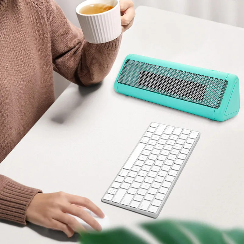 Электрический обогреватель настольный вентилятор мини удобный подогреватель