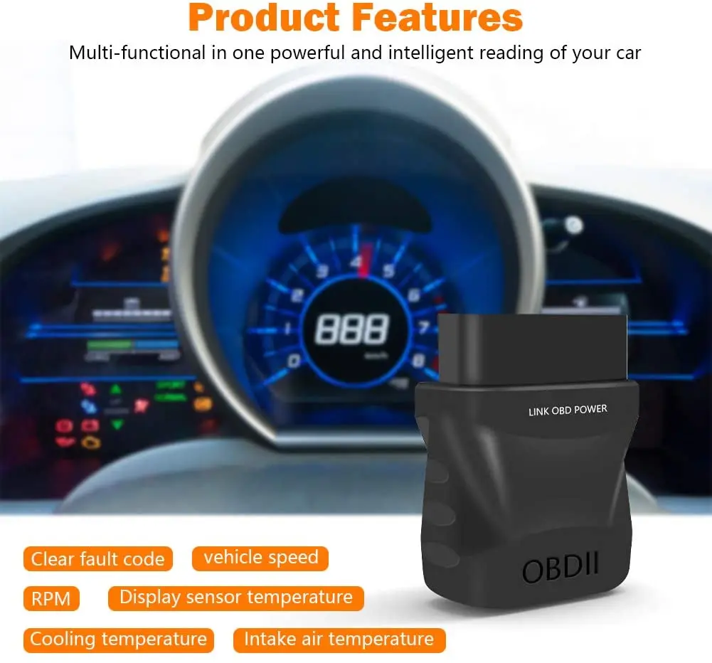 OBD2 сканер и WiFi считыватель кодов автомобиля мини беспроводной Bluetooth 4 0 OBD II
