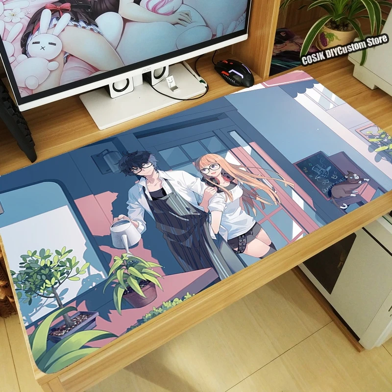 Новинка коврик для мыши аниме Persona 5 Anne Takamaki Ryuji Sakamoto Amamiya Ren утолщенный ПК милый