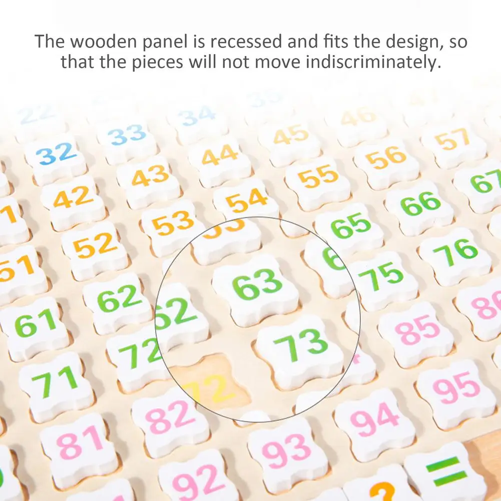 Настольная игра 3 в 1 образовательная Летающие шахматы сто-цифровая доска и lianlikann