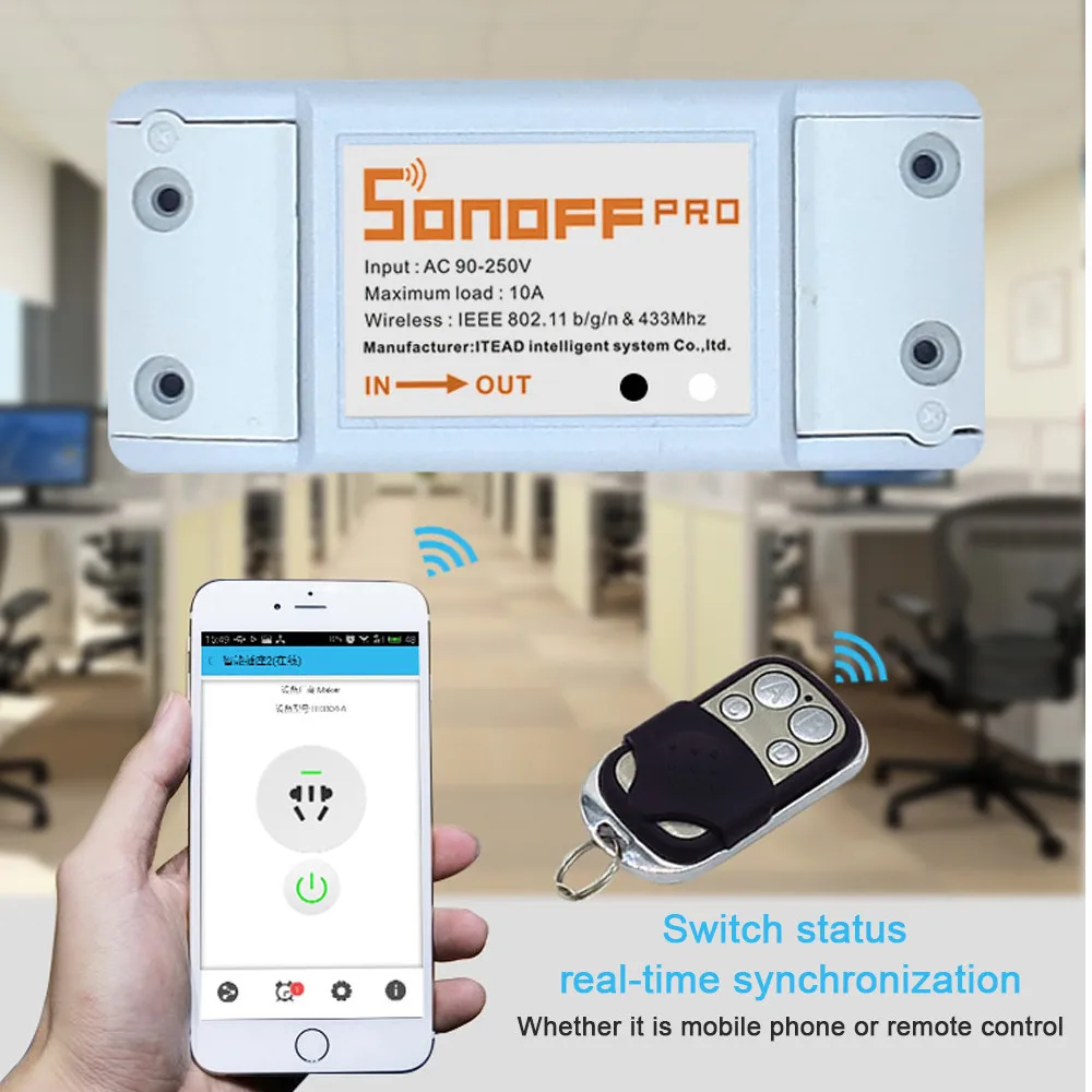 Sonoff RF умный дом WiFi беспроводной коммутационный модуль для Apple Android APP control R|Модули