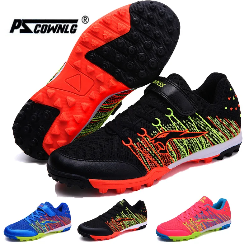 

Men Football Boots Outdoor Sport Soccer Cleats Athletic Training FG/TF Botas De Futbol Multitaco High Top Sneakers Soccer Shoes