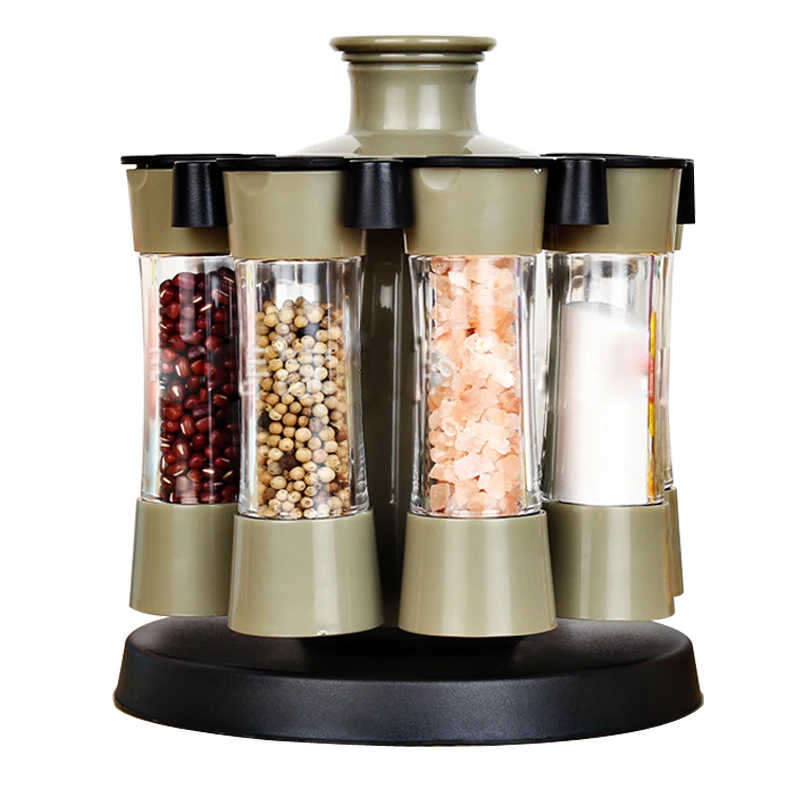 8 шт./компл. универсальная банка для приправ емкость соли мельницы соуса специй