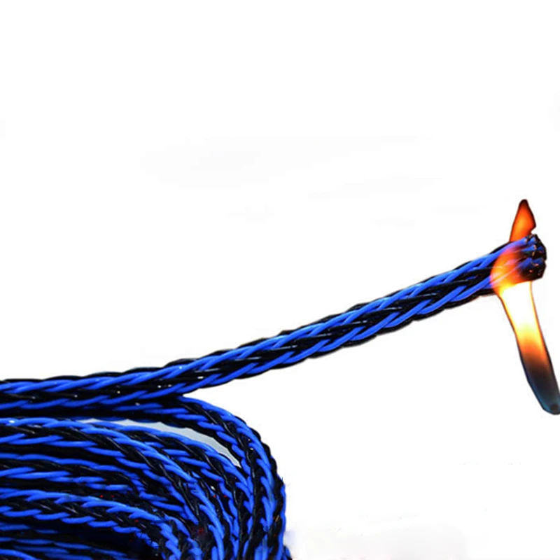 Синий 8 ядерный твист кабель 8TC медный провод OCC для Hi Fi аудио динамика усилитель