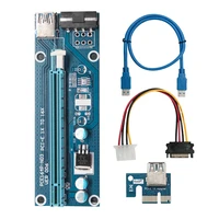 4 pin pci e riser card 60cm usb 3 0 cable pci express 1x to 16x extension cable adapter cord for gpu miner mining