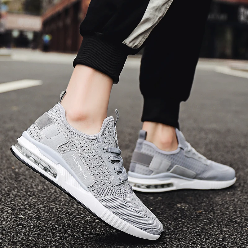 Men Running Shoes Womens LightWeight Breathable Shoes Couple Air Cushion Sneakers Comfortable Sports Fashion Shoes Pink