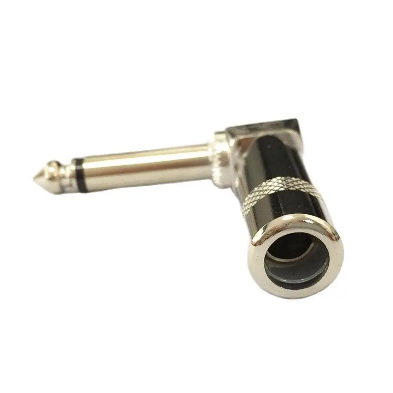 6.35mm Male Right Angle Connector Mono Ssolding Plug 90-Degree | Обустройство дома