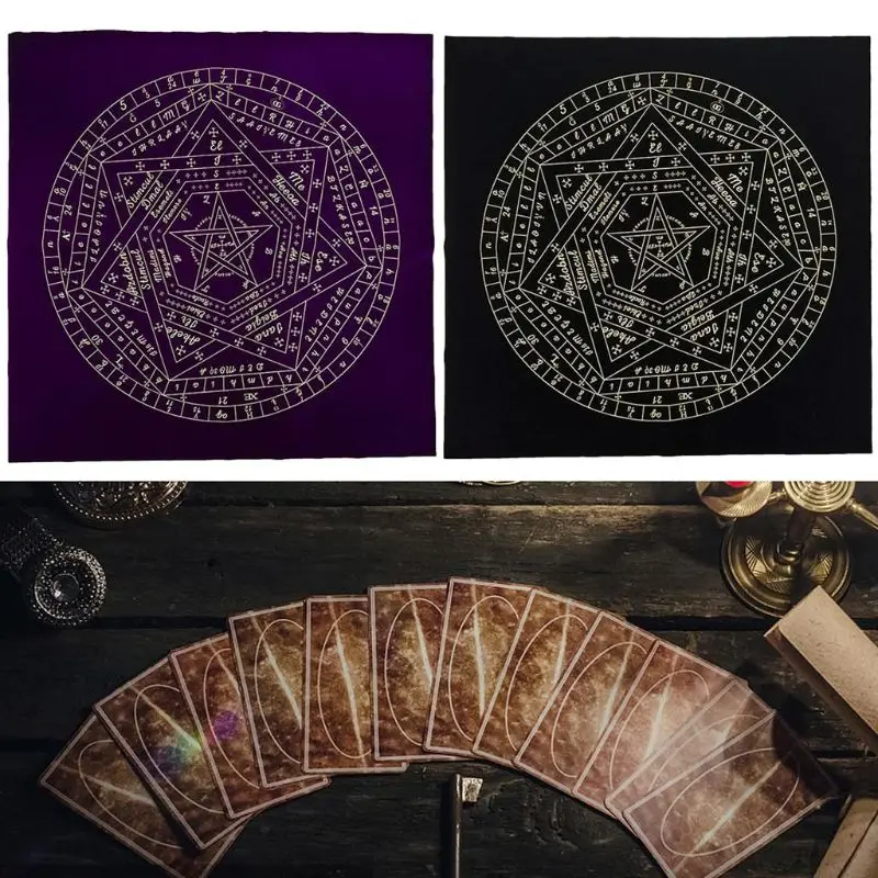 Скатерть для Таро-карт таинственный астрологический узор алтарь гадания