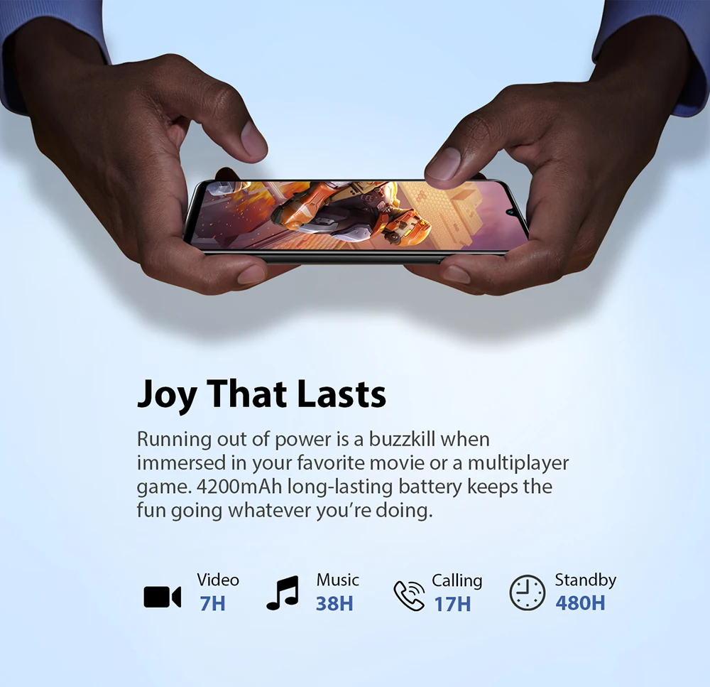 Сотовый телефон Blackview A80 6 21 дюйма Waterdrop мобильный 2 Гб 16 MT6737V/W 4200 мАч 4G Android 10 0 Go