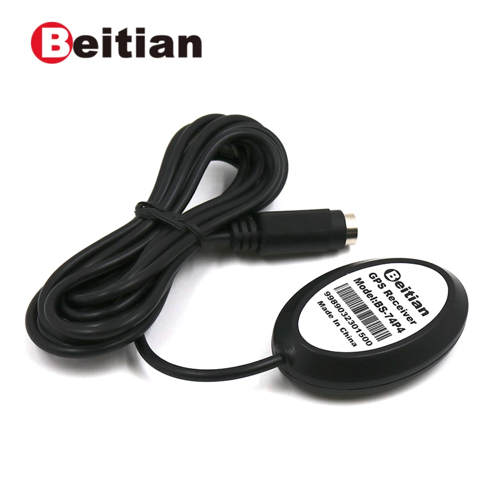 BEITIAN 3 6 V 5 0 RS 232 уровень 4800bps 4M Flash PS2 гнездовой разъем GPS приемник BS 74P4|Приемник и