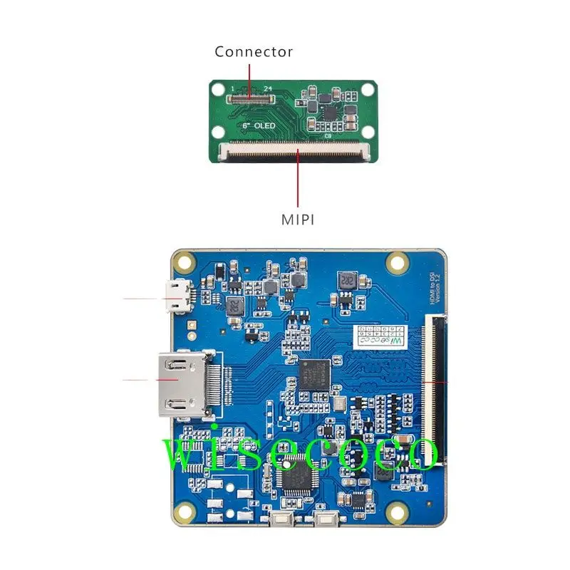 6 дюймовый гибкий OLED 2160*1080 ЖК дисплей IPS Дисплей тонкий Экран MIPI драйвер