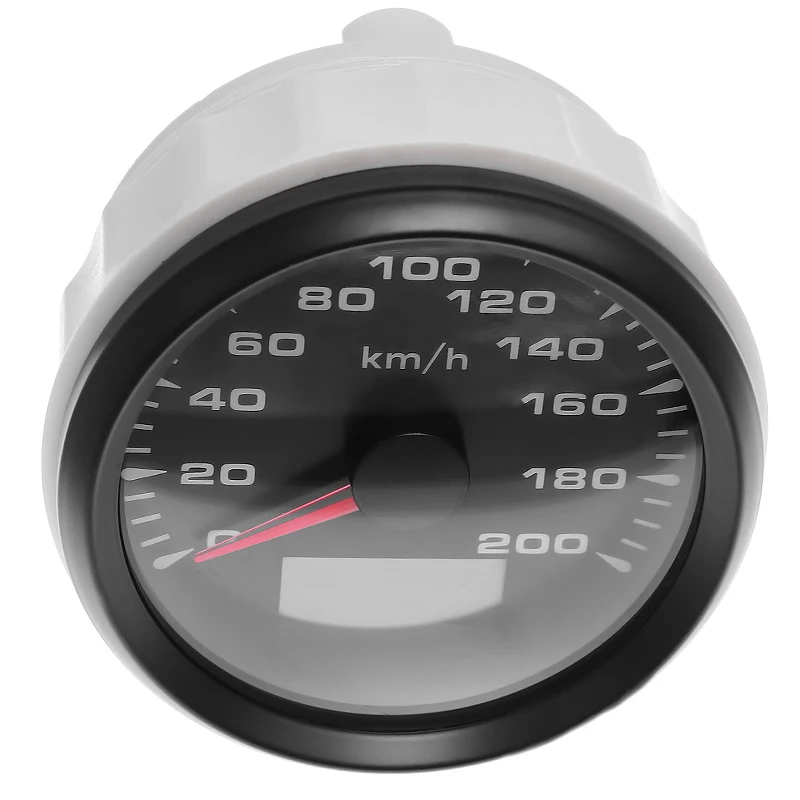 85 мм Цифровой Speedo монтажный комплект с gps функцией для гоночный автомобиль, мотоцикл спидометр на лодке 8 цветов светильник 12 в 24 В