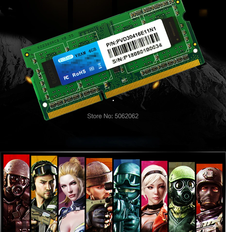 Pccooler DDR3 DDR3L лэптоп ноутбук память Оперативная память 4 ГБ 8 ГБ 1600 МГц 1,35 V PC3L 12800S памяти