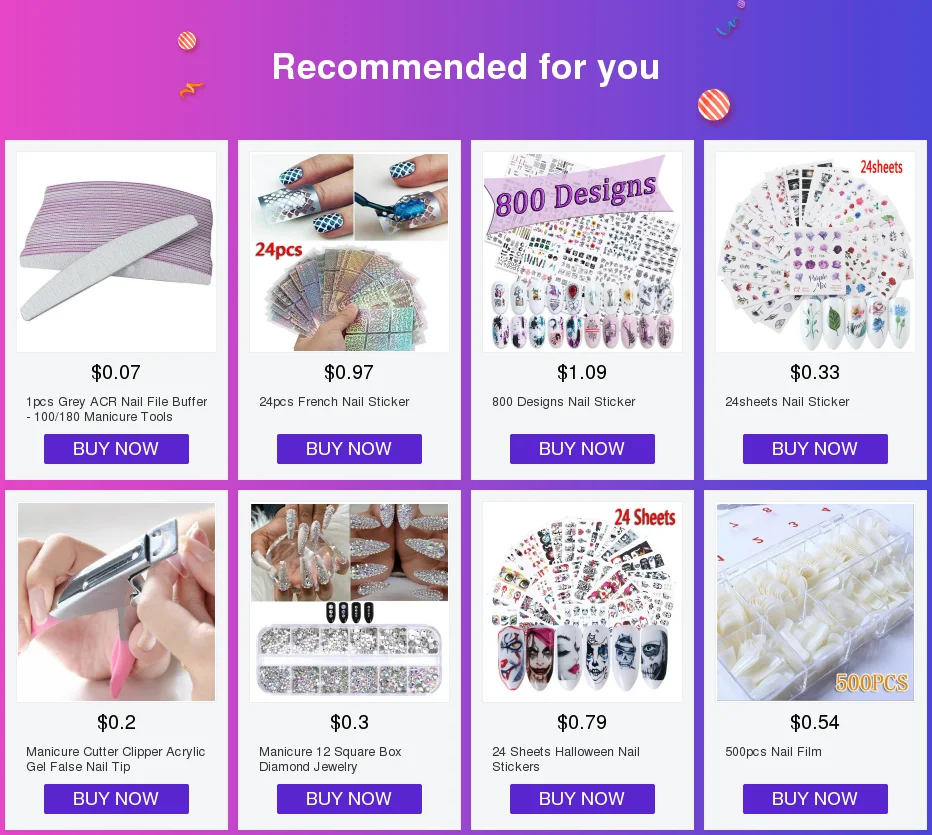 Manicure 12 Square Box Diamond Jewelry