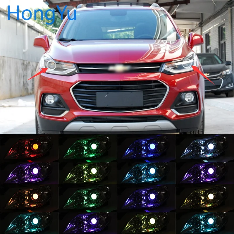 Беспроводное управление RGB светодиодный демон глаза светильник комплект для