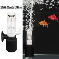 aquarium pneumatic filter accessories mini internal purifier fish tank multi layer media filter for increase oxygen air pump