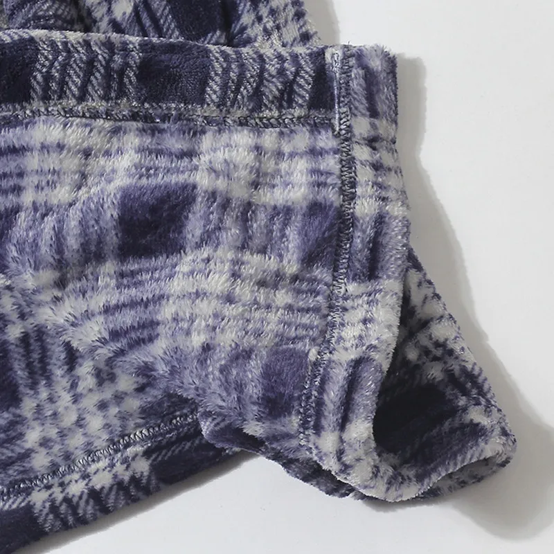 Nightgown For Men Winter Flannel Warm Robe