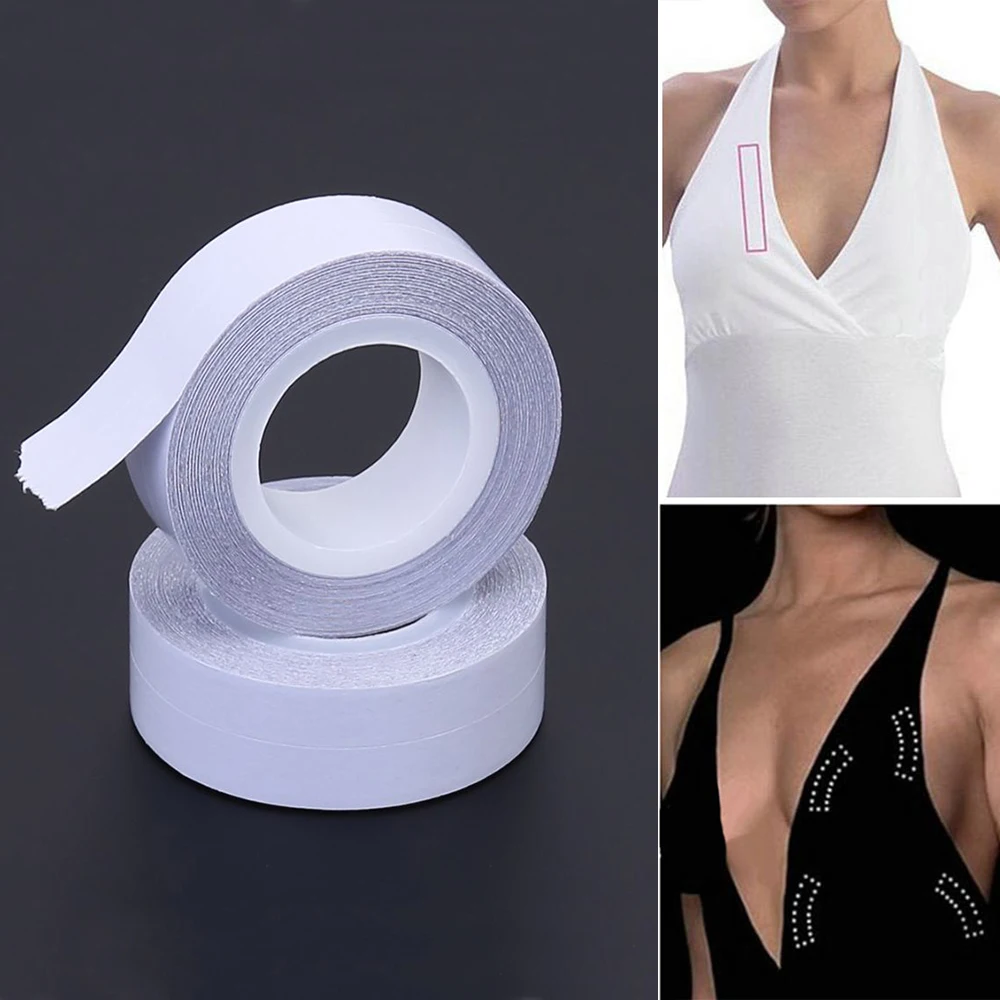 Модная клейкая лента двусторонняя с глубоким вырезом водонепроницаемая для