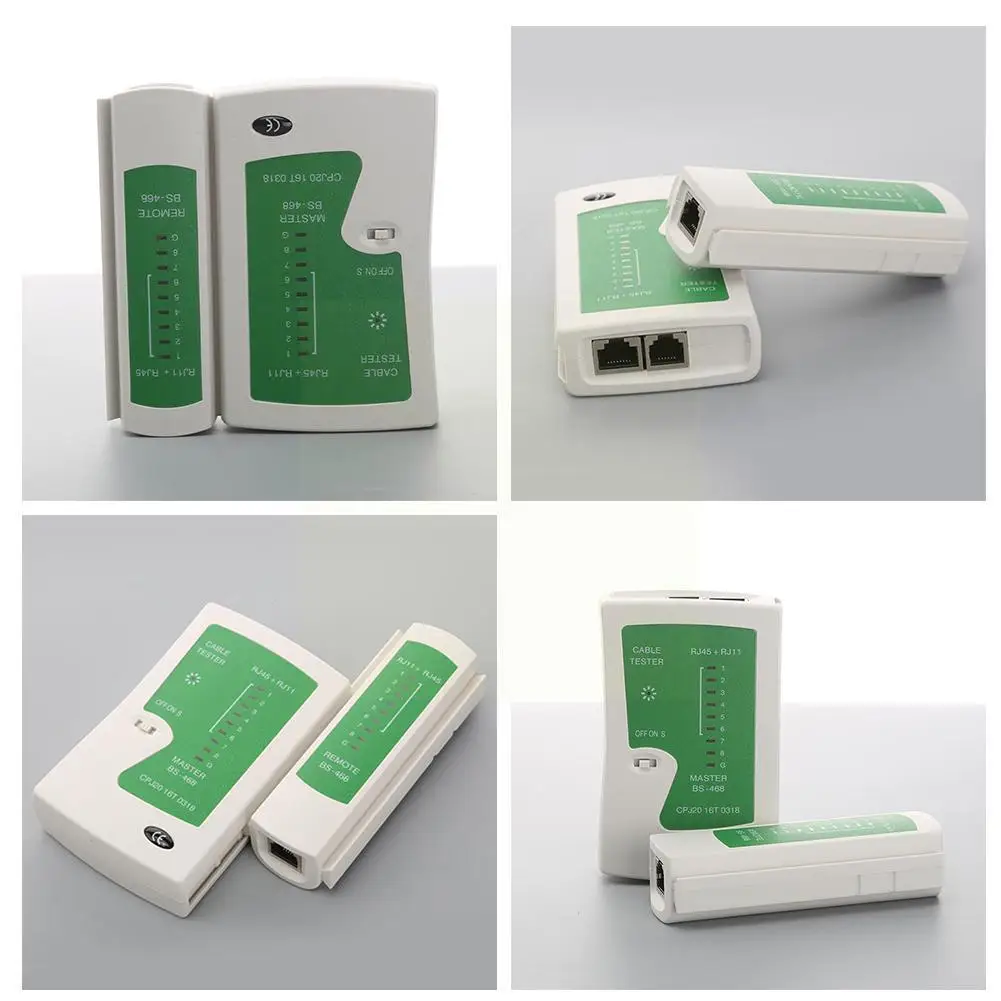 

Network Cable Tester For RJ11, RJ45, 10/100 Base-T Tool Networking kit Wire Telephone Tracker Line and Telephone G2S2