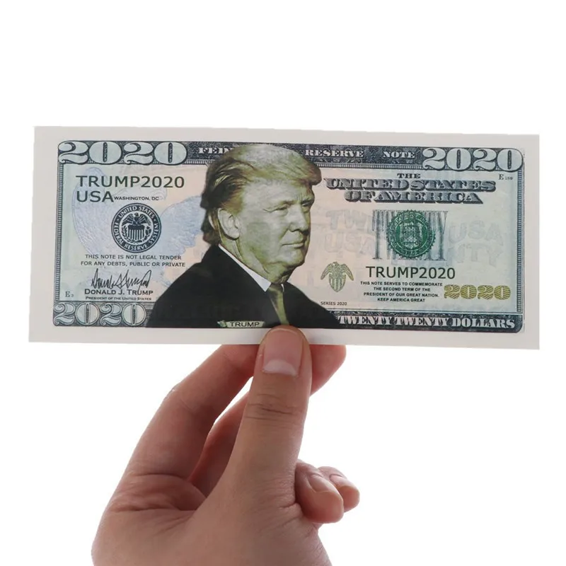 

10 шт. 2021 памятный значок Дональда Трампа монета президент бумажная банкнота невалютных новинки в категории игрушки