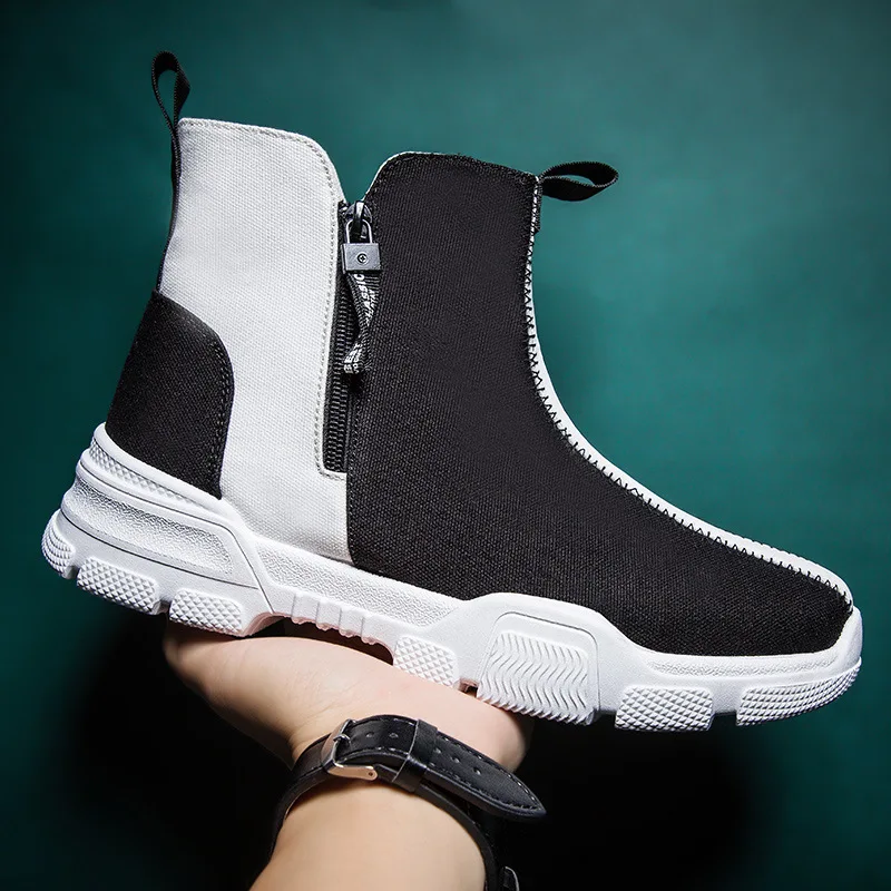 Высокая мужская обувь спортивная мужские носки кроссовки для мужчин