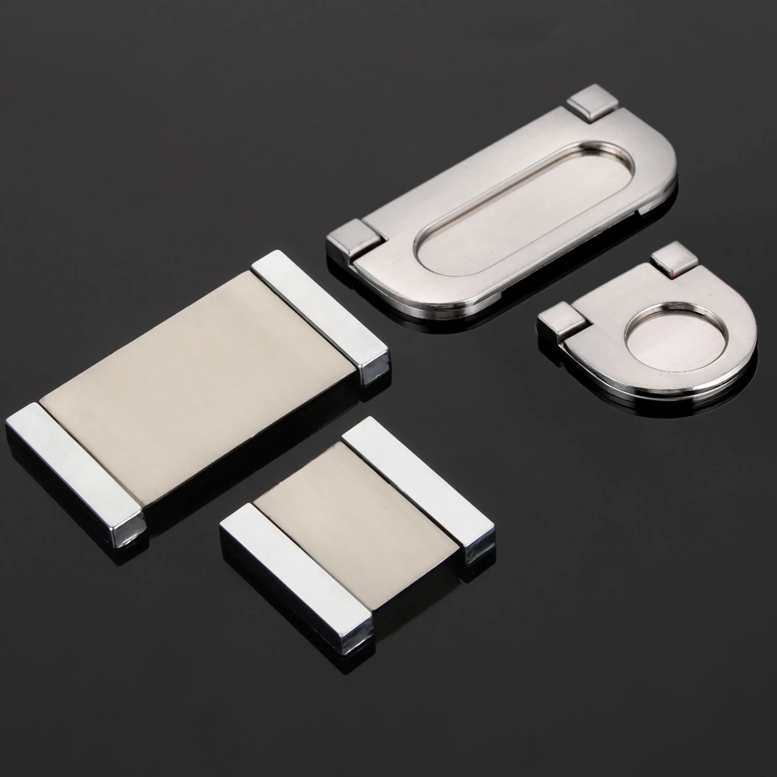 Скрытая ручка для мебели 1 шт. раздвижная шкафа встраиваемая дверь кухонное