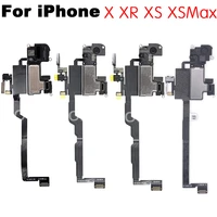 earpiece sound ear speaker with light sensor flex cable replacement for iphone x xr xs max