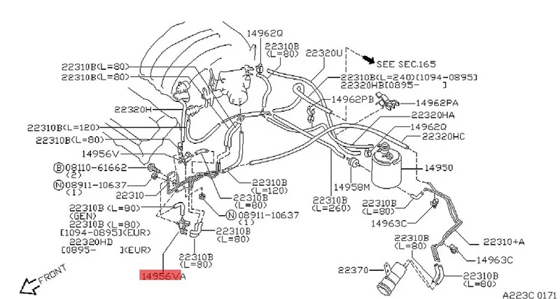 Новый переключатель управления EGR вакуумный электромагнитный клапан для Nissan Altima