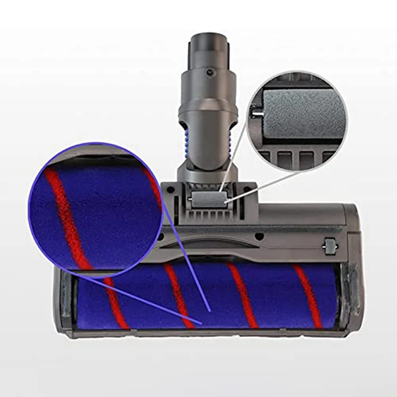 Мягкий валик чистящая головка для Dyson V7 V8 V10 V11 V15 насадка на пушистую роликовую