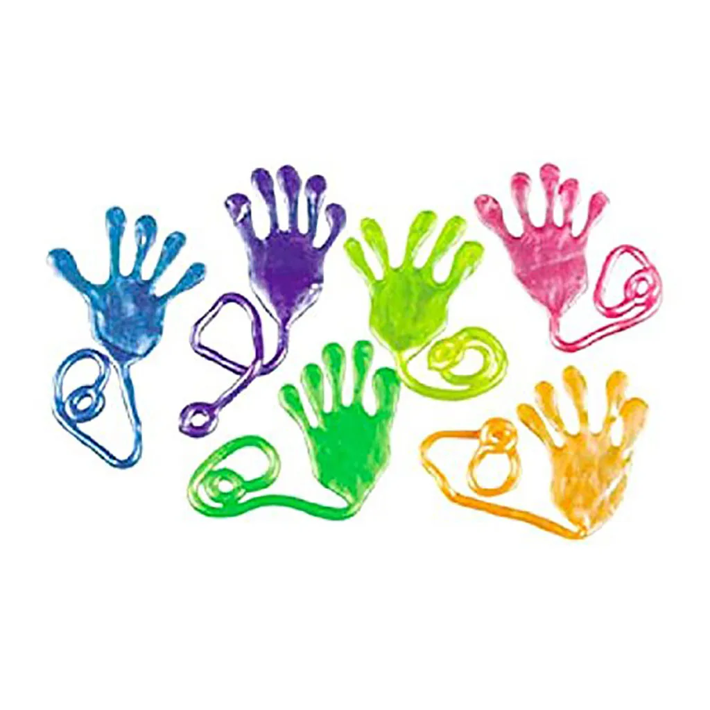

12Pcs Kids Sticky Hands Palm Party Favor Toys Novelties Prizes Birthday Gift Baby Kids Children Educational Toys For 8-10 Years