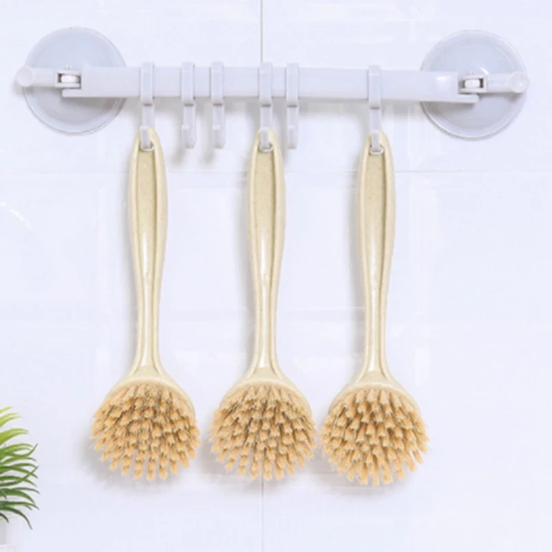 Щетка для мытья посуды с длинной ручкой кухонный прибор кастрюли щетка щетиной |